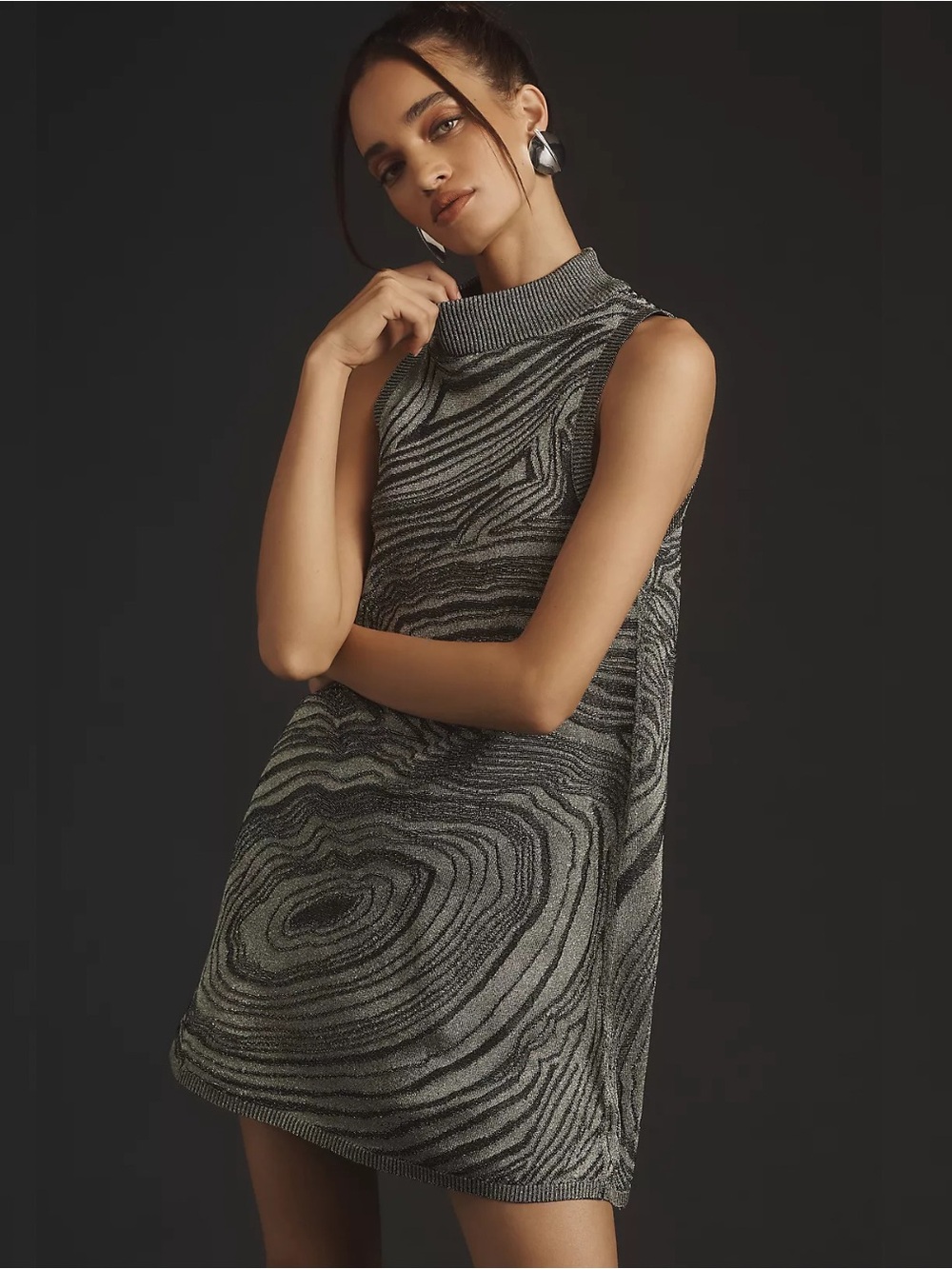 Anthropologie | Sleeveless Mock-Neck Mini Jumper Dress | Women’s Size: XL | NWT